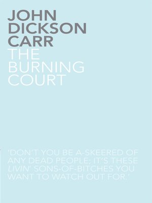 cover image of The Burning Court